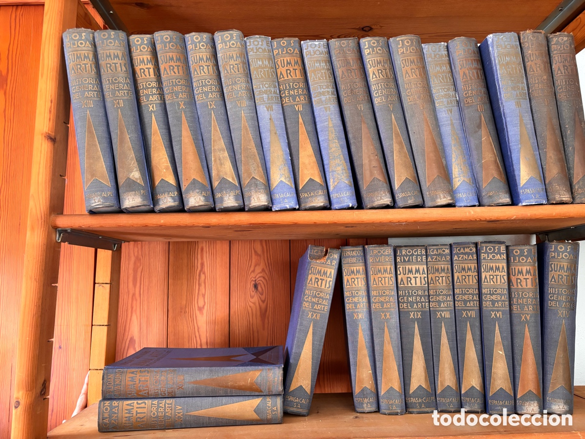 Libros antiguos: SUMMA ARTIS &ndash; HISTORIA GENERAL DEL ARTE &ndash; 24 TOMOS I-XXIV &ndash; ESPASA-CALPE &ndash; COLECCI&Oacute;N ANTIGUA