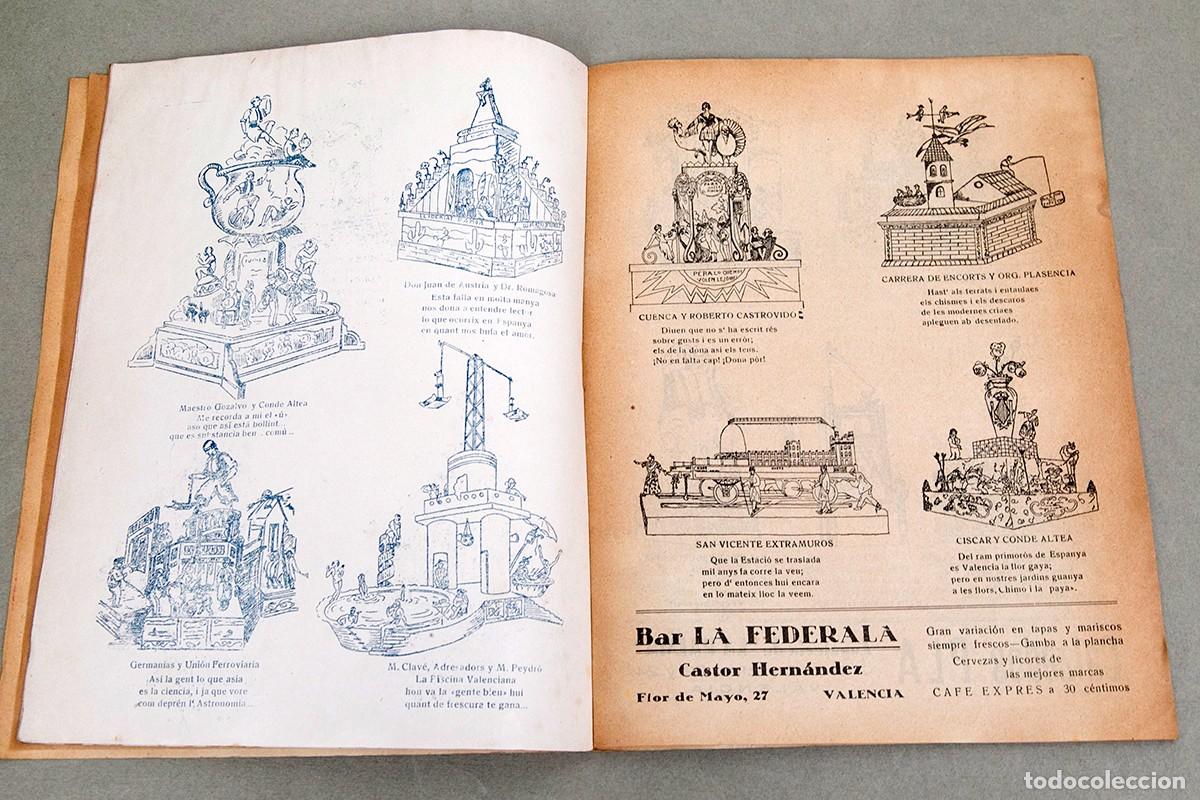 Libros antiguos: LA CREM&Aacute; - 1936 - VALENCIA - FALLAS - Foto 5