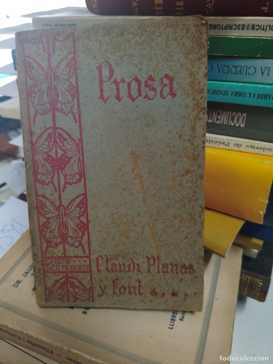 Libros antiguos: PROSA - PLANAS FONT, CLAUDI - Foto 1