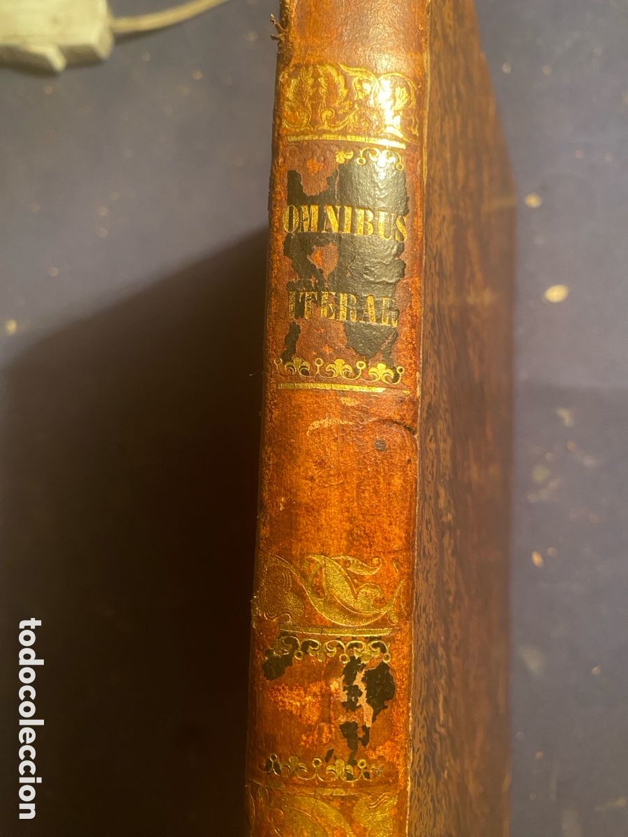Livros antigos: - OMNIBUS LITERARIO o sea REPRODUCCI&Oacute;N DAGUERROTIPICA ... (TOMO I) - (MADRID, 1841)