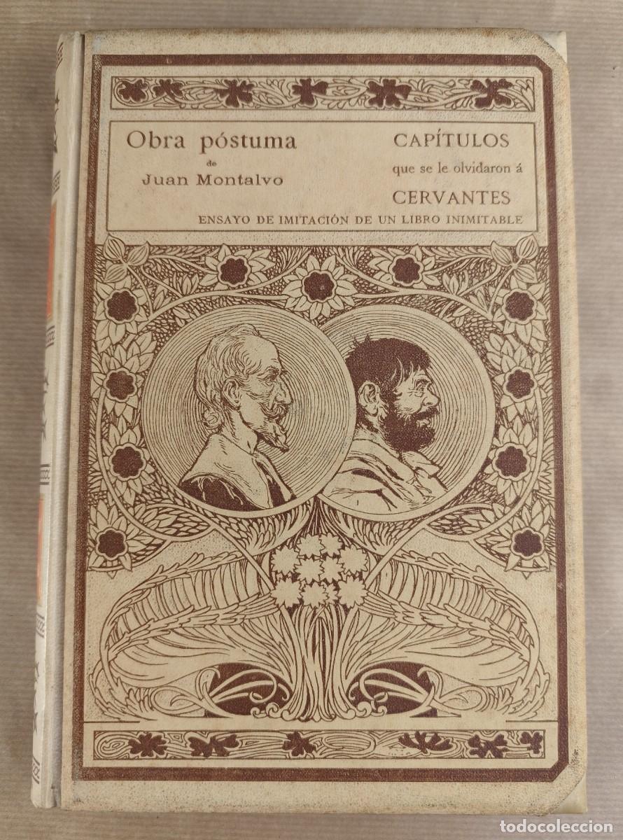 Libros antiguos: Cap&iacute;tulos que se le olvidaron a Cervantes, Juan Montalvo, 1898
