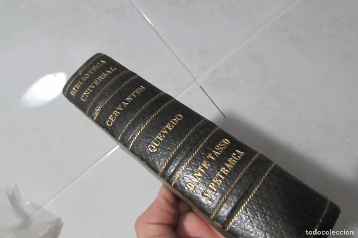 Libros antiguos: Libro 1873. CERVANTES-QUEVEDO-DANTE TASSO Y PETRARCA Original BUEN ESTADO