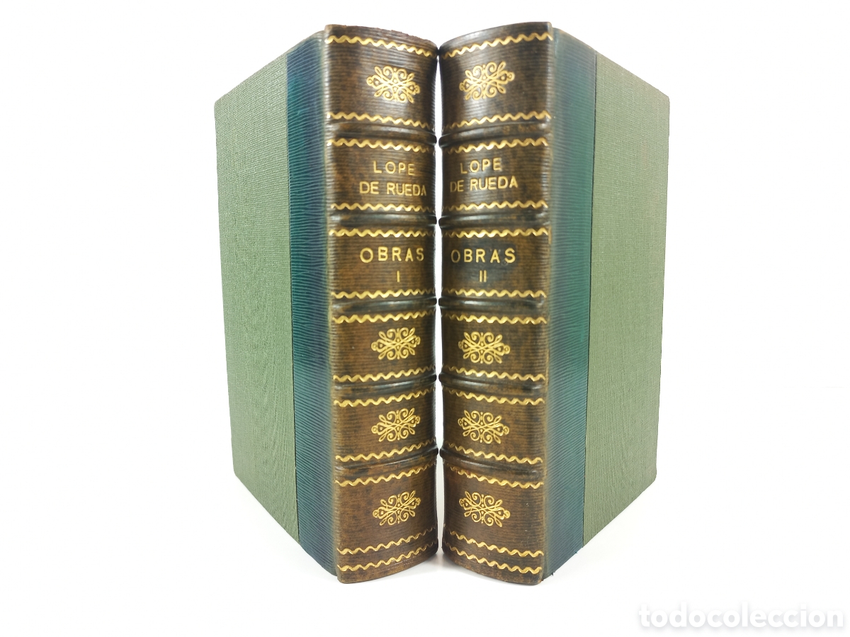 Libros antiguos: Obras de Lope de Rueda. Sucesores de Hernando, 1908.