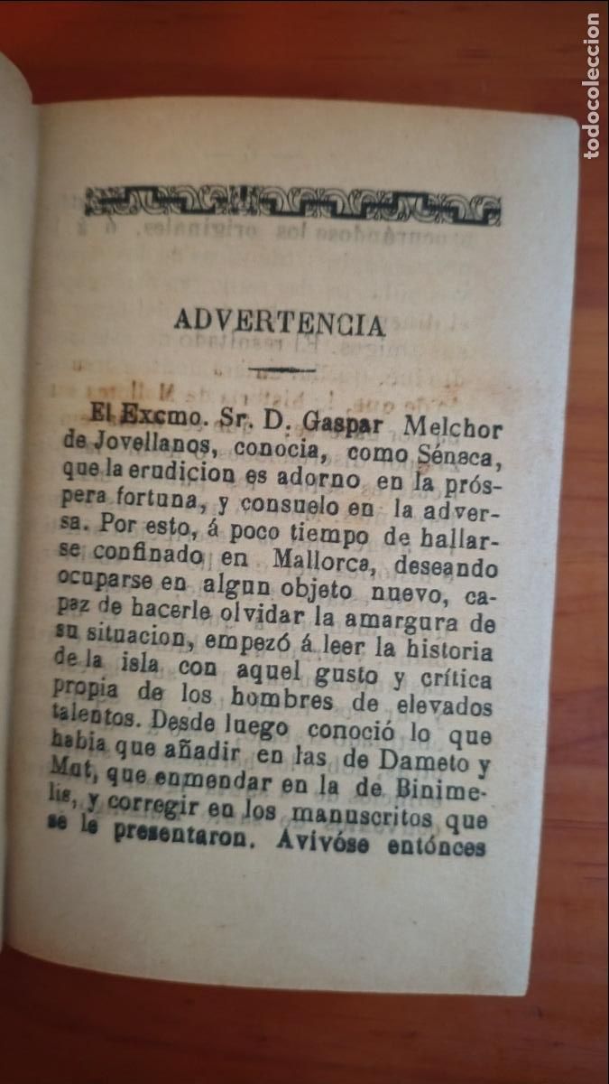 Libros antiguos: CARTA SOBRE EL EDIFICIO DE LA LONJA DE MALLORCA - A&Ntilde;O 1892 - JOVELLANOS. - Foto 5