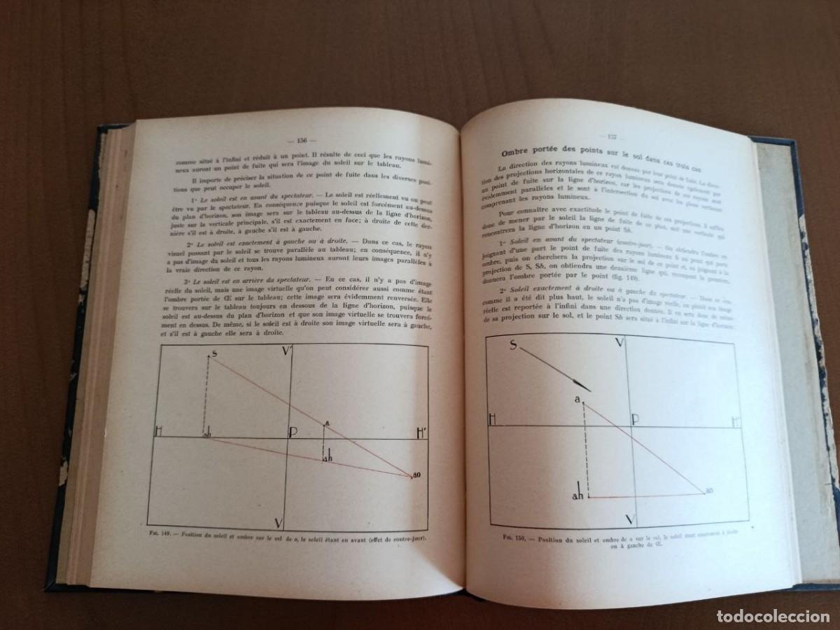Libros antiguos: Cours de perspective. Paul Guadet. Paris 1929. - Foto 7