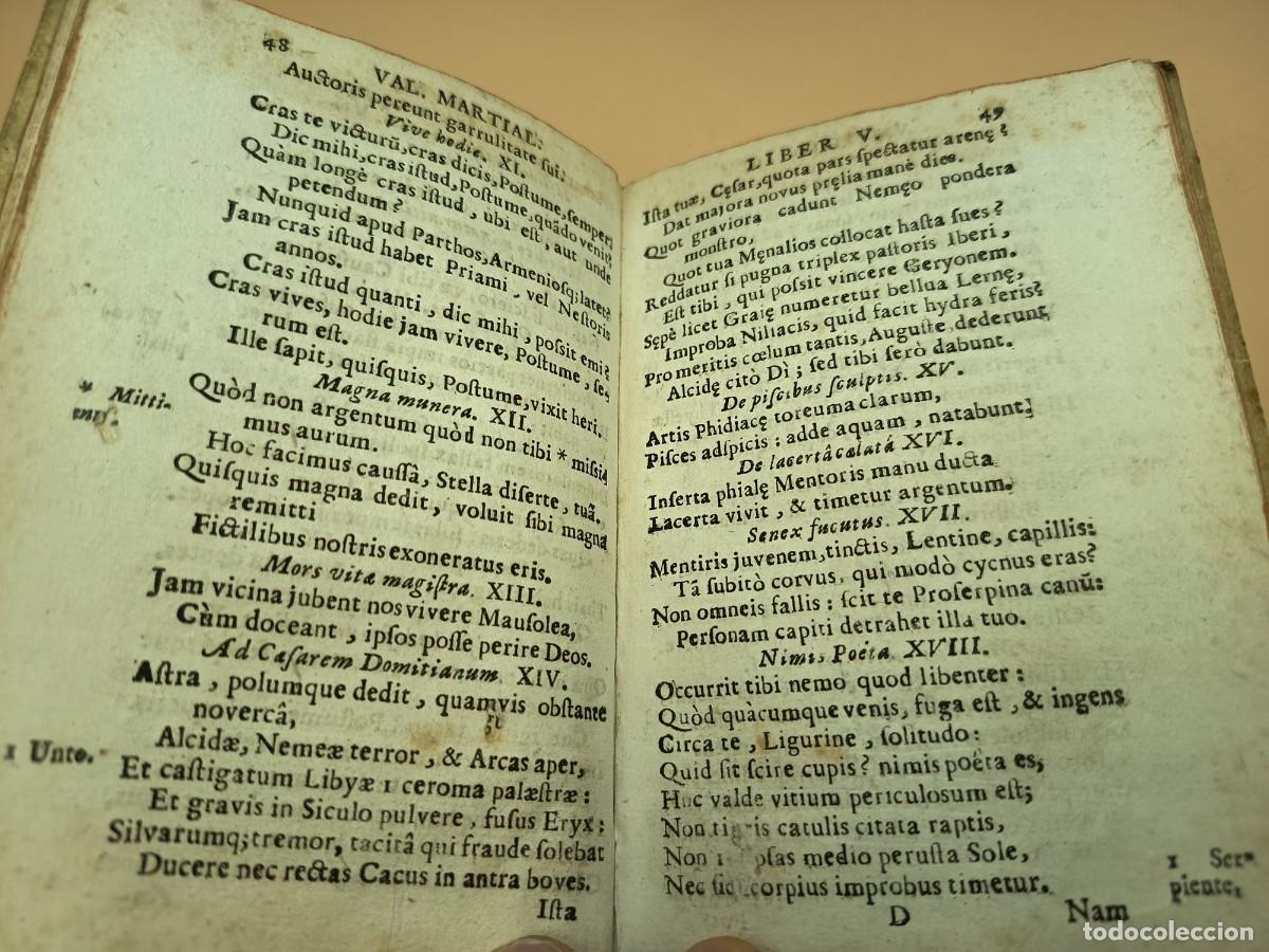 Libros antiguos: EPIGRAMMATA SELECTA 1742 IMPRENTA DE IBARRA - Foto 7