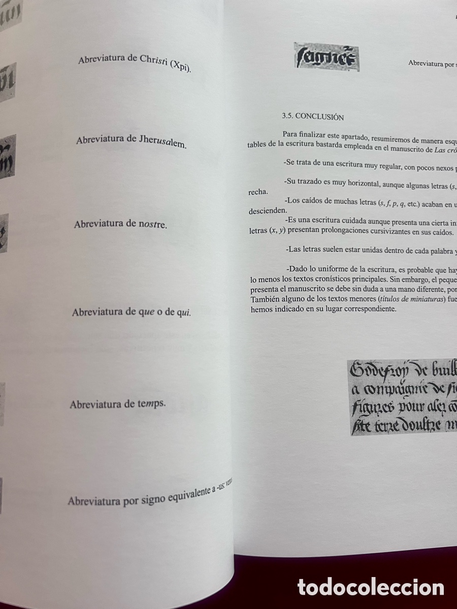 Libros antiguos: Las Cr&oacute;nicas de Jerusal&eacute;n abreviadas . Facs&iacute;mil Scriptorium. Con libro de estudio. - Foto 18