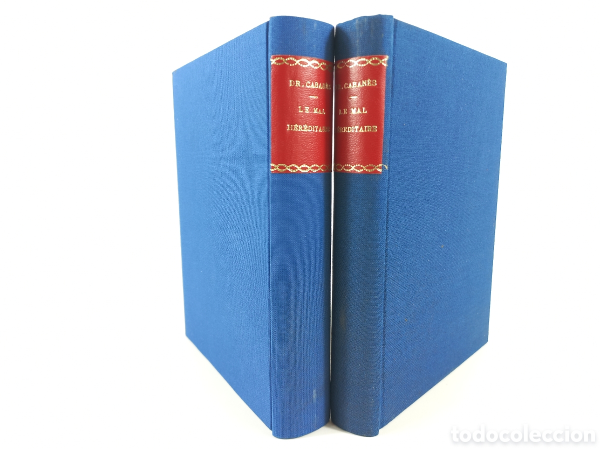 Libros antiguos: Le Mal Hereditaire. Cabanes. Premiere et Deuxieme Serie. Albin Michel Editeur.