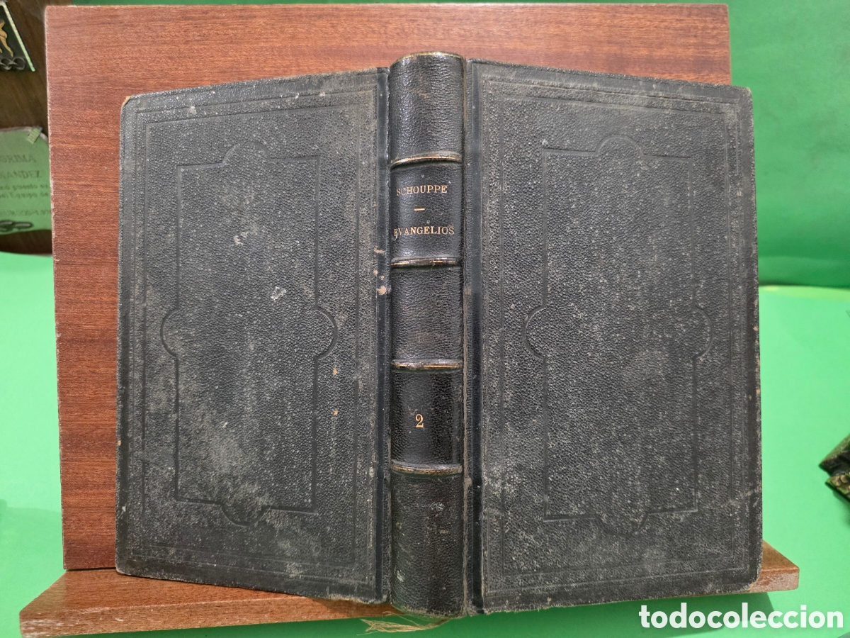 Libros antiguos: &rdquo;&rdquo;EVANGELIOS DE LOS DOMINGOS Y FIESTAS DE TODO EL A&Ntilde;O&rdquo;&rdquo;...TOMO II...P. F.X. SHOUPPE, S.J...1881.....