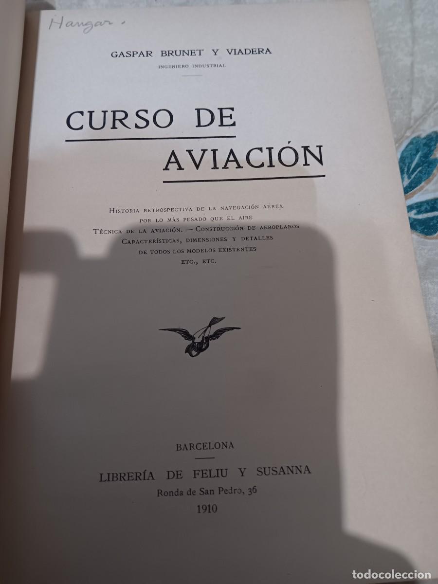 Libros antiguos: Curso de aviacion (unico en Todocoleccion) - Foto 4