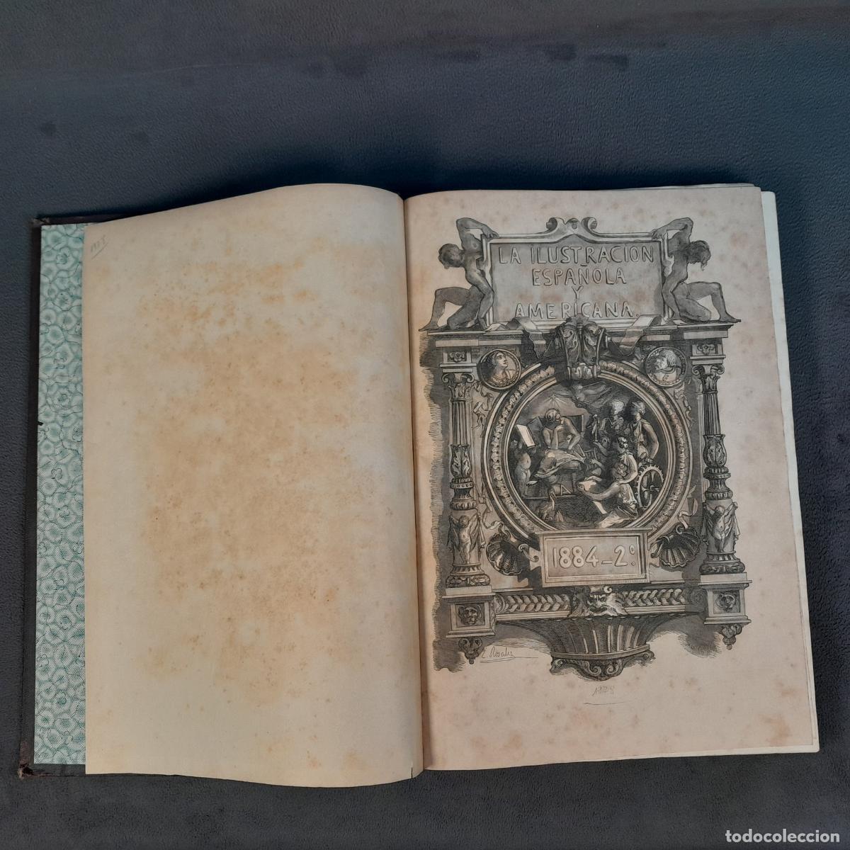 Libri antichi: L-6895. LA ILUSTRACI&Oacute;N ESPA&Ntilde;OLA Y AMERICANA. TOMO 2. A&Ntilde;O 1884