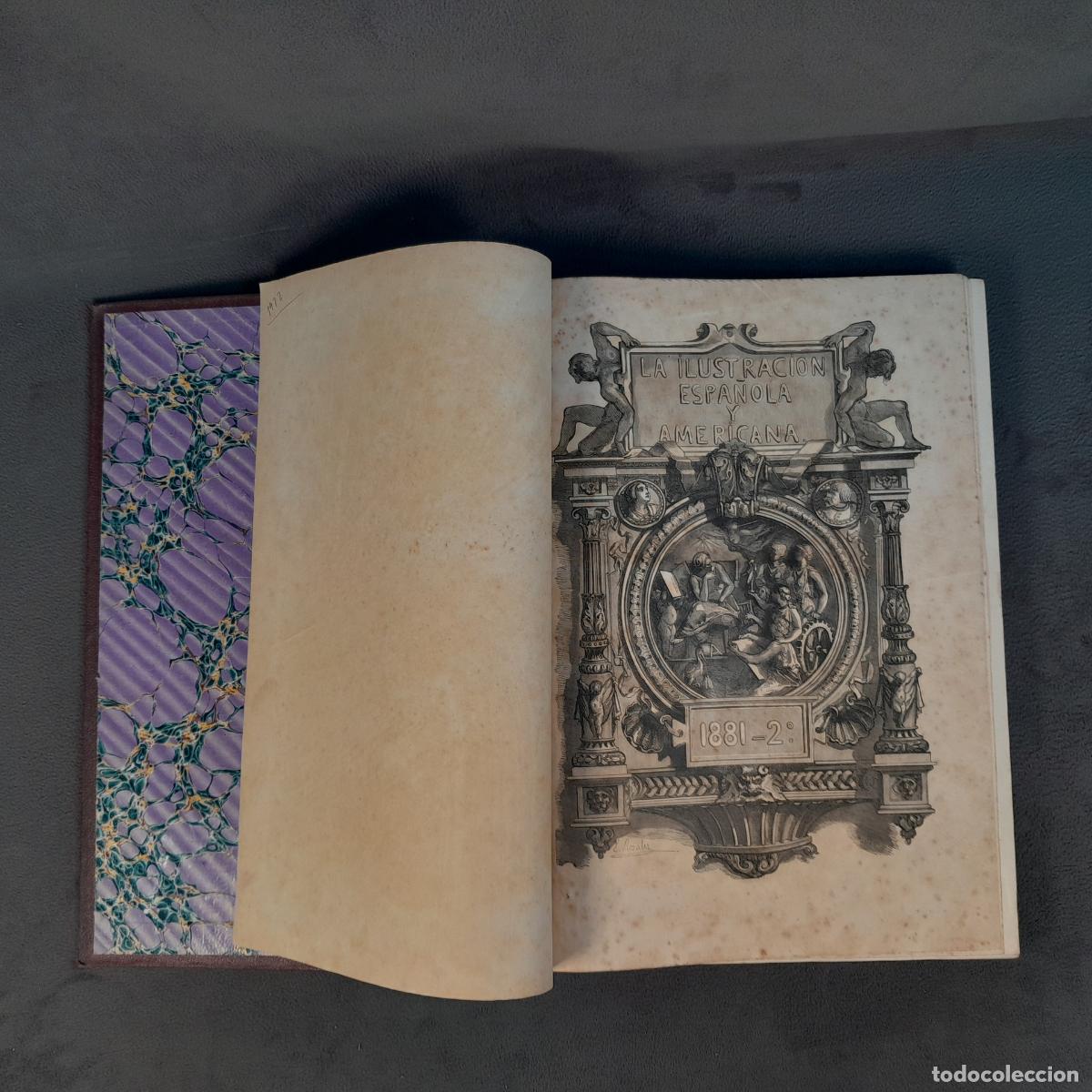 Libri antichi: L-6619. LA ILUSTRACI&Oacute;N ESPA&Ntilde;OLA Y AMERICANA. TOMO 2. A&Ntilde;O 1881