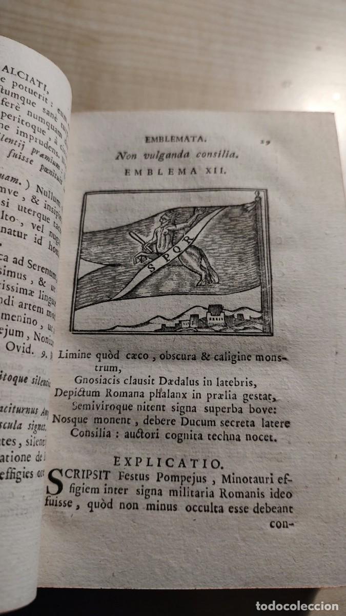 Libros antiguos: Andrea Alciato ( Emblemas - Emblemata ) - Foto 11
