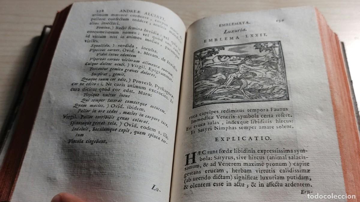 Libros antiguos: Andrea Alciato ( Emblemas - Emblemata ) - Foto 12