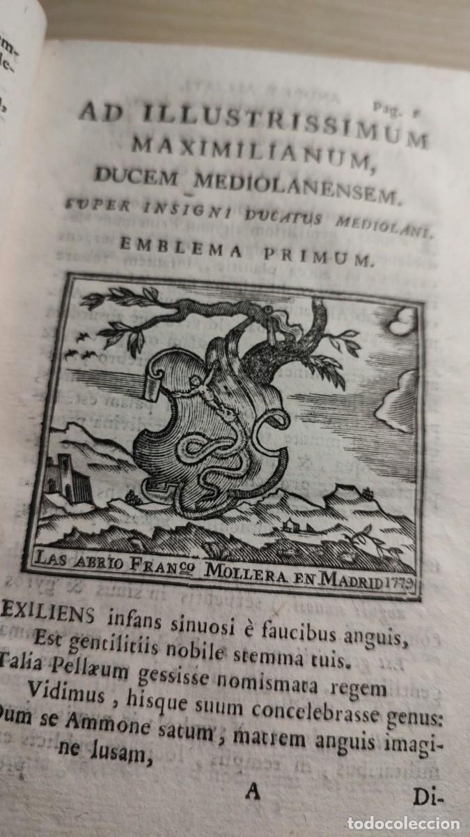 Libros antiguos: Andrea Alciato ( Emblemas - Emblemata ) - Foto 20