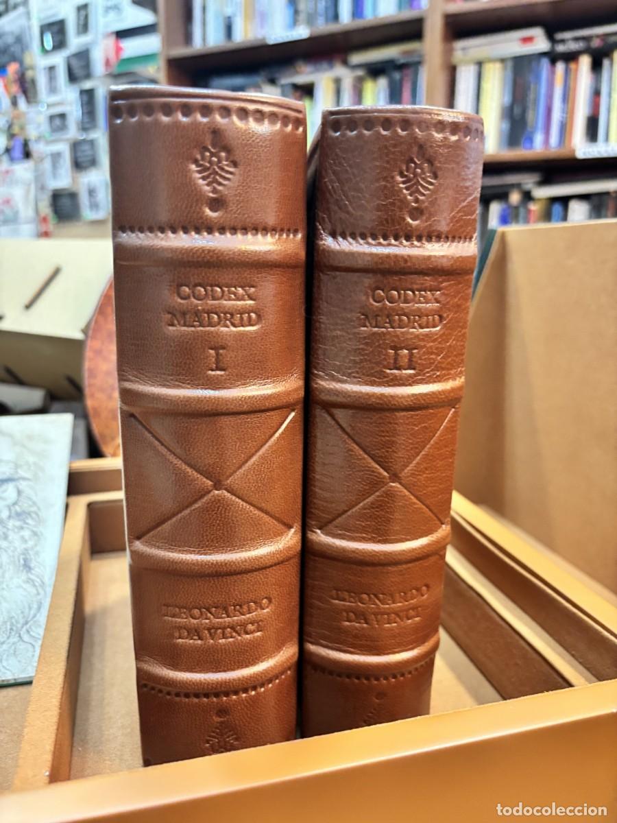 Libros antiguos: NO ENV&Iacute;O. Facs&iacute;mil de los C&oacute;dices Madrid I-II de Leonardo da Vinci codex + transcripccion (2 Vol) - Foto 2