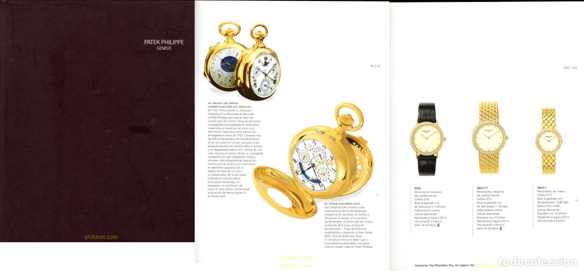 Libros antiguos: Catalogo relojes patek philippe 2002 (171 paginas)