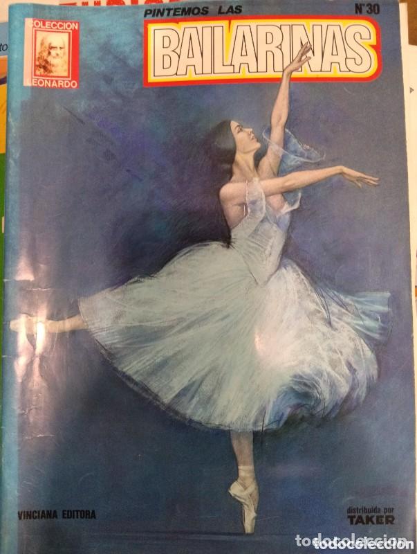 Libros antiguos: Pintemos las bailarinas N&ordm; 30 - Varios - Vinciana Editora - Colecci&oacute;n Leonardo