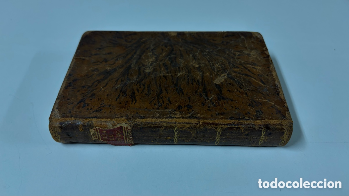 Libros antiguos: F&aacute;bulas de Esopo (Barcelona, 1815) &ndash; Con Grabado y Piel