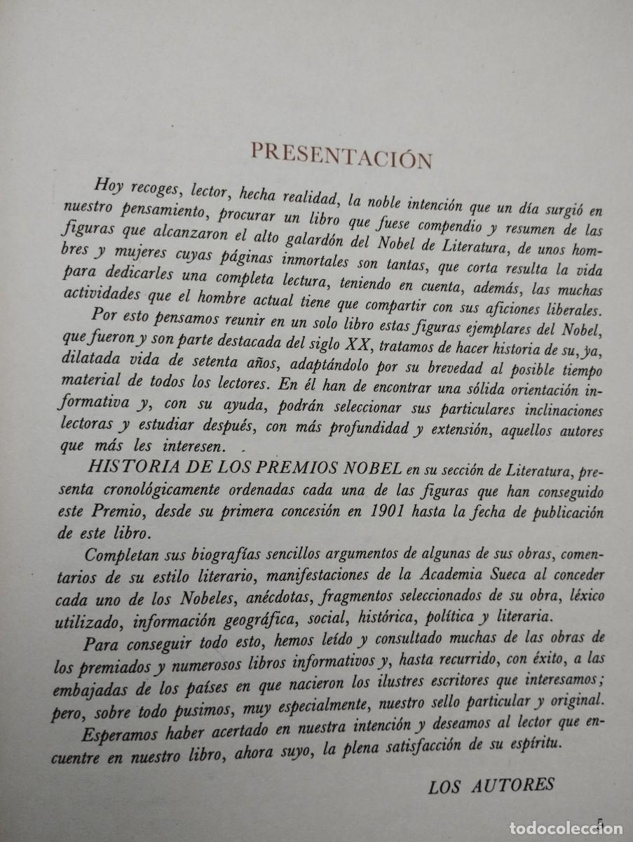 Libros antiguos: HISTORIA PREMIOS NOBEL (ED.EVEREST) - Foto 2