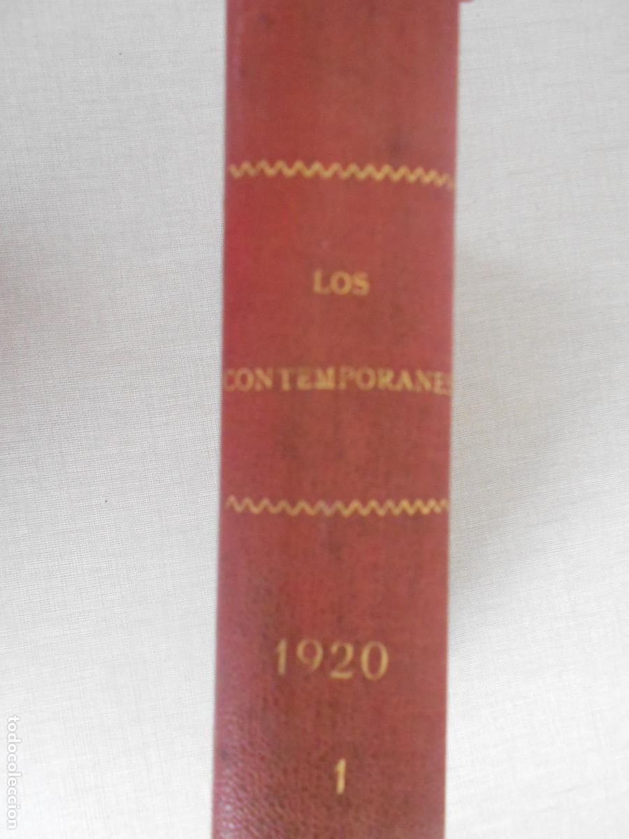 Libros antiguos: LOS CONTEMPOR&Aacute;NEOS - ENCUADERNADOS N&ordm; 572 AL 596 - COLECCI&Oacute;N LITERARIA 1920 - VER FOTOS T&Iacute;TULOS.