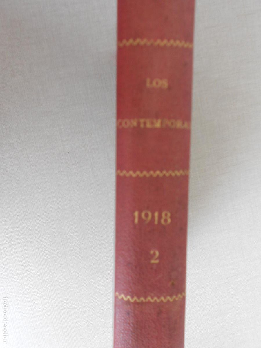 Libros antiguos: LOS CONTEMPOR&Aacute;NEOS - ENCUADERNADOS N&ordm; 500 AL 521 - COLECCI&Oacute;N LITERARIA 1918 - VER FOTOS T&Iacute;TULOS.