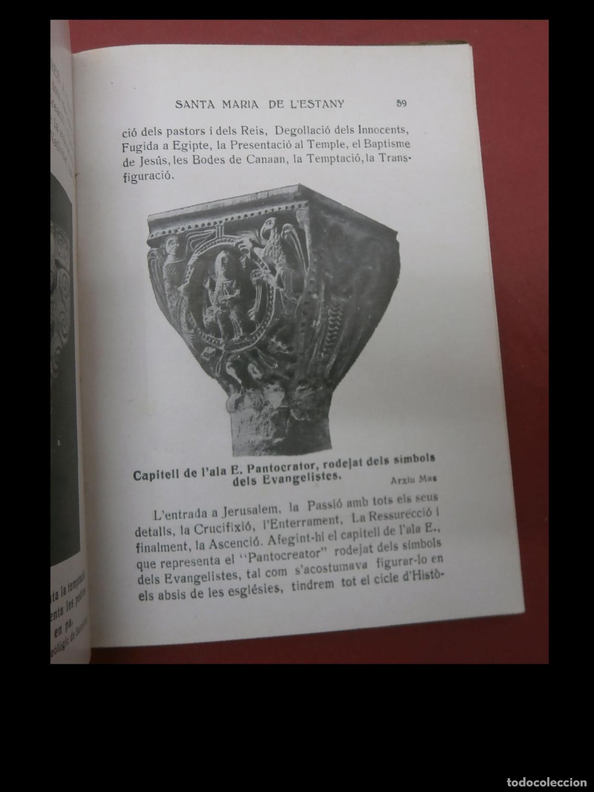 Libros antiguos: Monestir de Santa Maria de lEstany. Joan Codina - Foto 3
