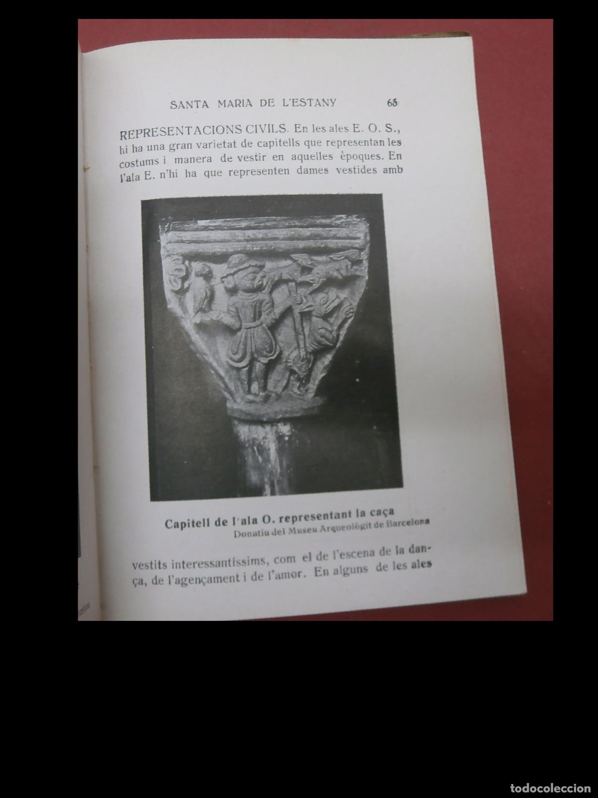 Libros antiguos: Monestir de Santa Maria de lEstany. Joan Codina - Foto 4