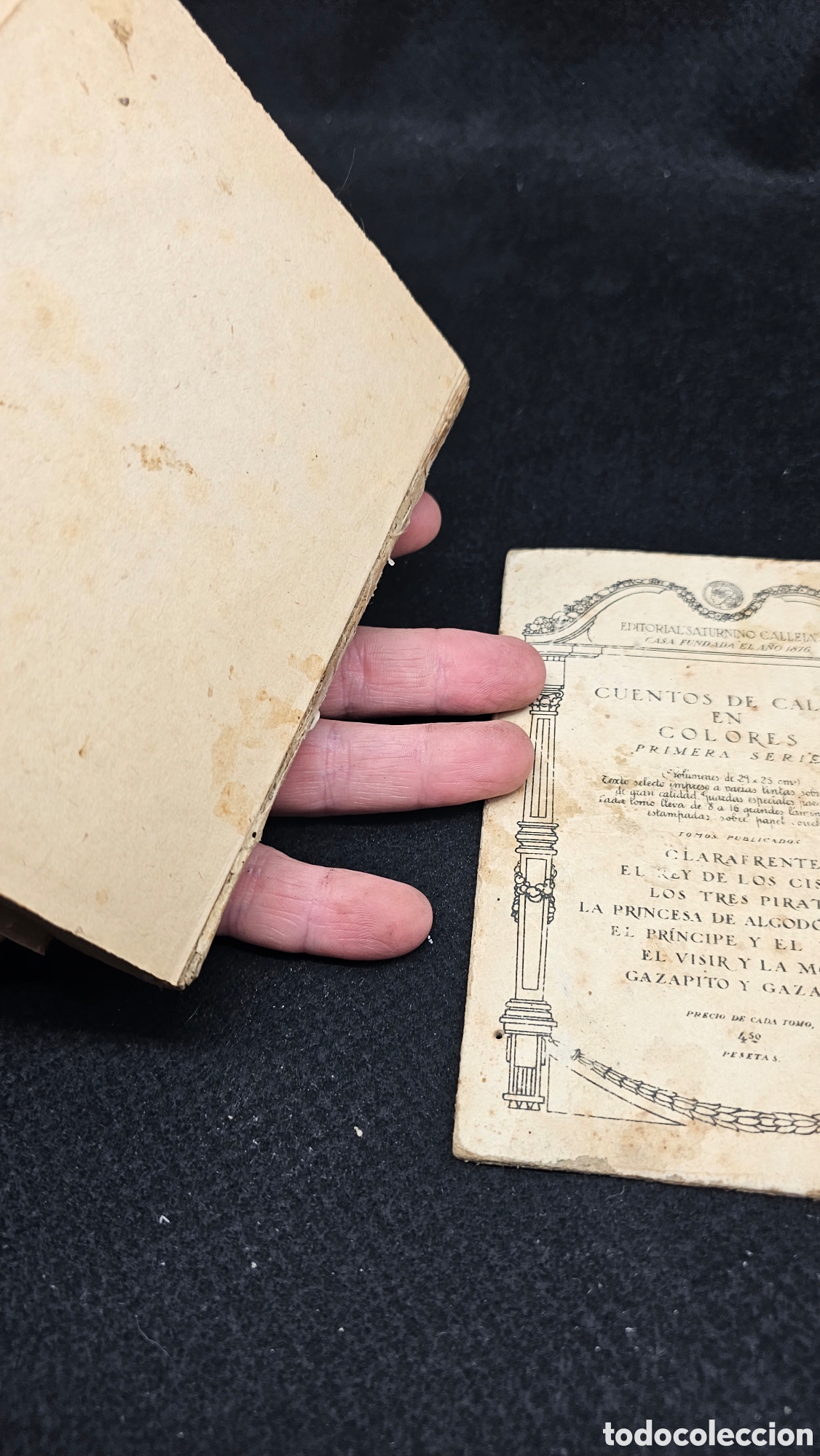 Libros antiguos: Antiguo libro DON QUIJOTE DE LA MANCHA para restaurar..... - Foto 4