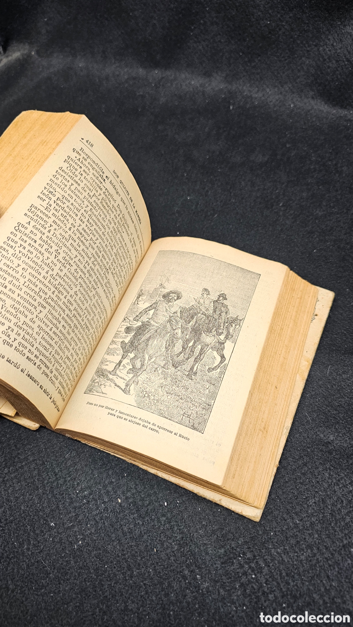 Libros antiguos: Antiguo libro DON QUIJOTE DE LA MANCHA para restaurar..... - Foto 9