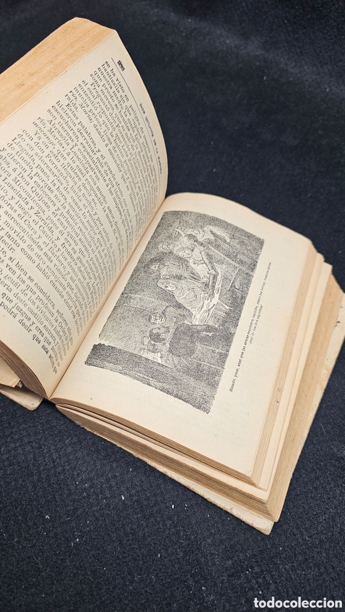 Libros antiguos: Antiguo libro DON QUIJOTE DE LA MANCHA para restaurar..... - Foto 12