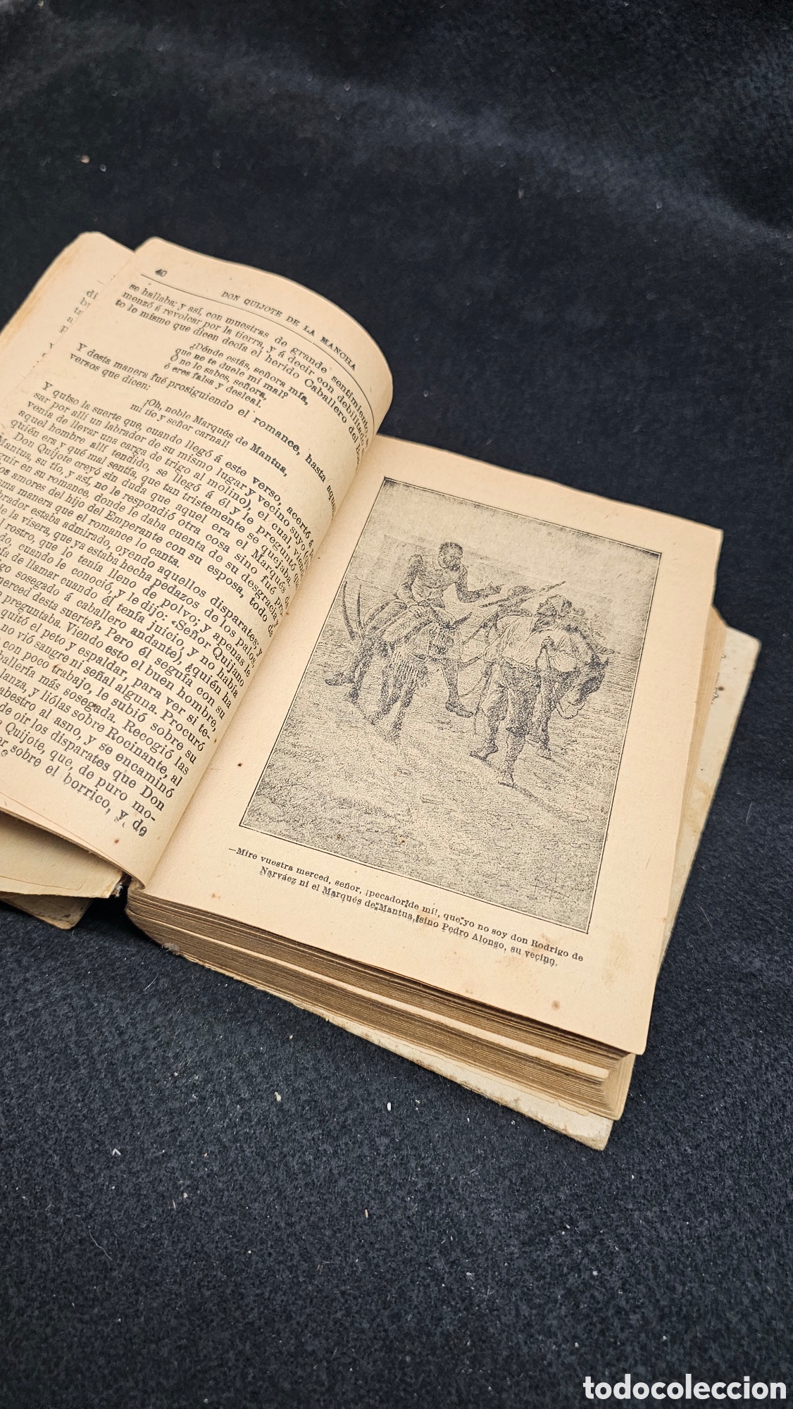 Libros antiguos: Antiguo libro DON QUIJOTE DE LA MANCHA para restaurar..... - Foto 13