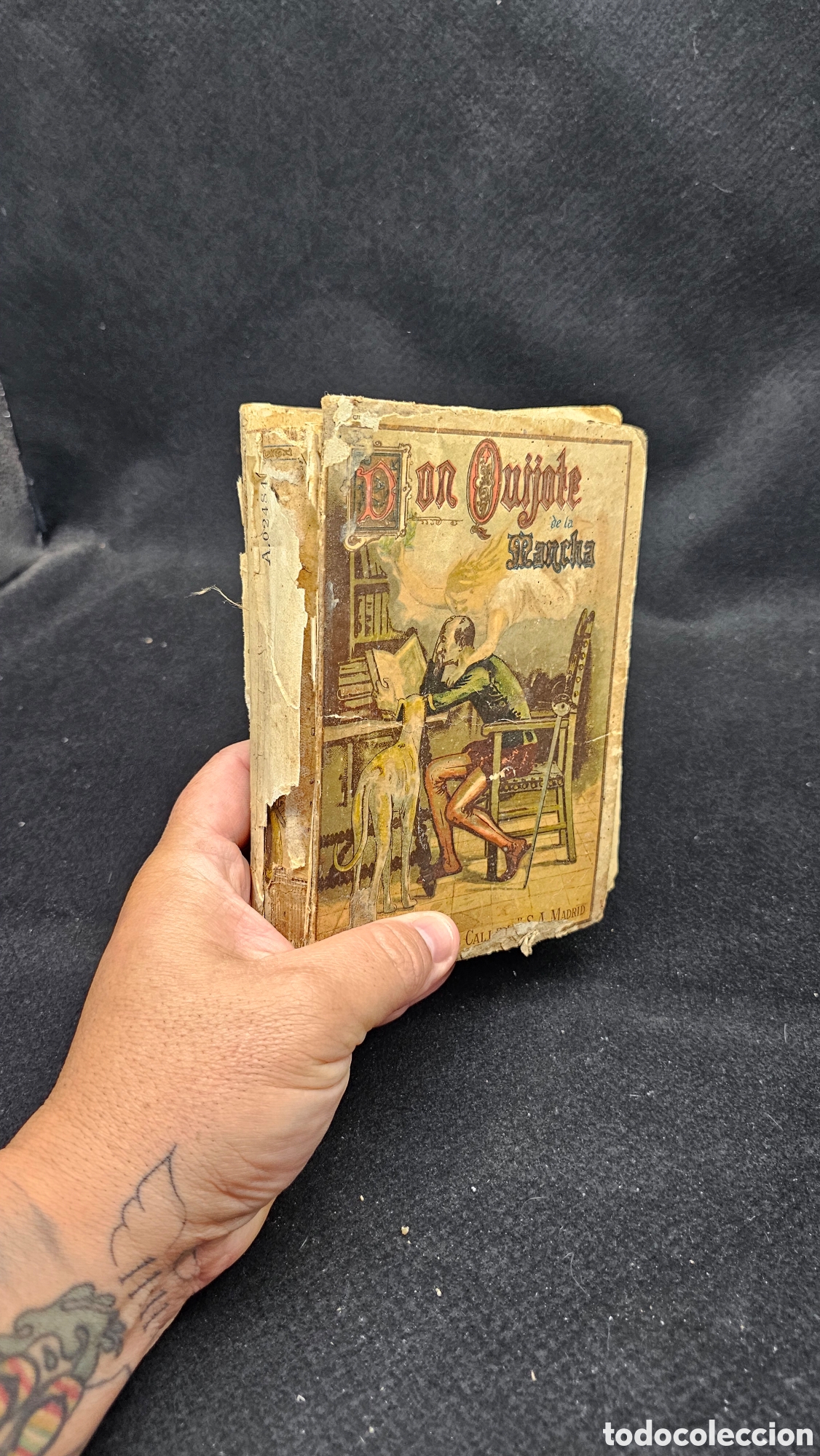 Libros antiguos: Antiguo libro DON QUIJOTE DE LA MANCHA para restaurar..... - Foto 14