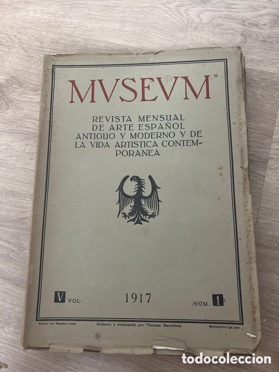 Libros antiguos: MUSEUM. Revista mensual. - Foto 1