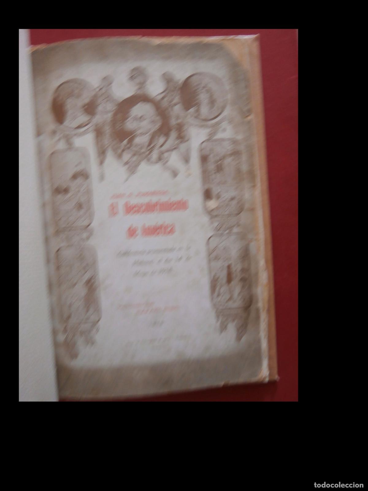 Libros antiguos: El descubrimiento de Am&eacute;rica. Juan G. Pumariega