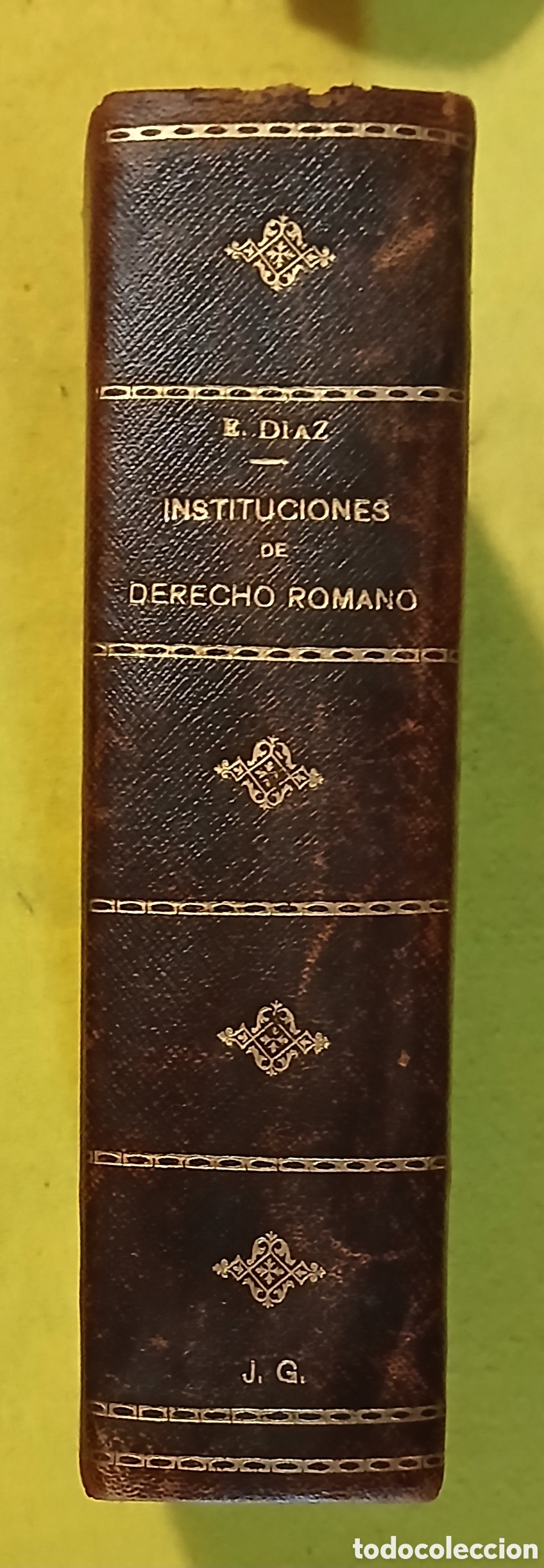 Libros antiguos: Instituciones de derecho romano - Foto 2