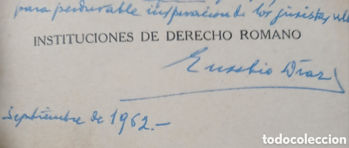 Libros antiguos: Instituciones de derecho romano - Foto 3