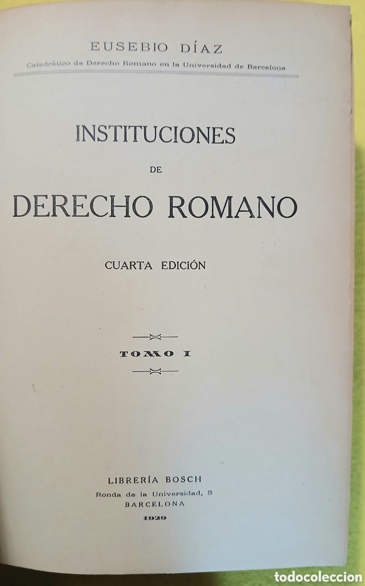 Libros antiguos: Instituciones de derecho romano - Foto 5