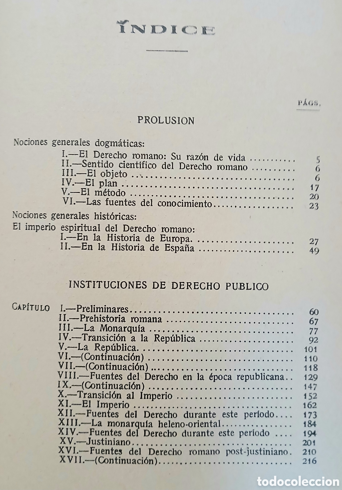 Libros antiguos: Instituciones de derecho romano - Foto 8