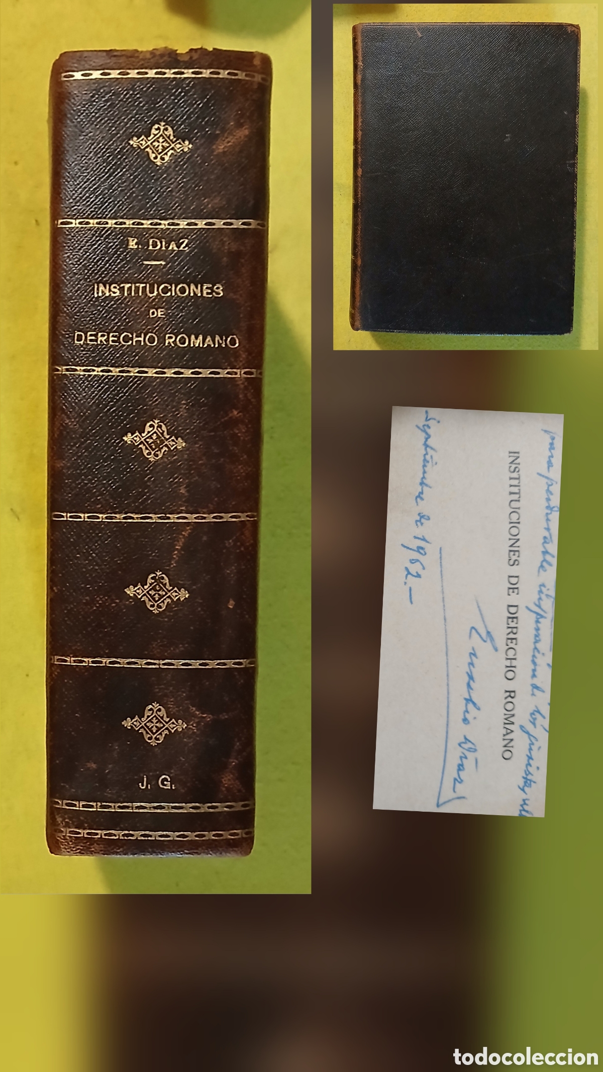 Libros antiguos: Instituciones de derecho romano