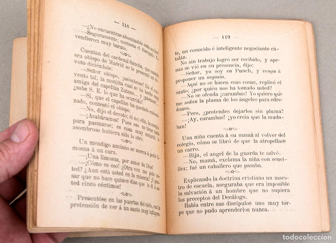 Libros antiguos: CHASCARRILLOS ANTICLERICALES - C. 1900 - EL MOT&Iacute;N - Foto 4
