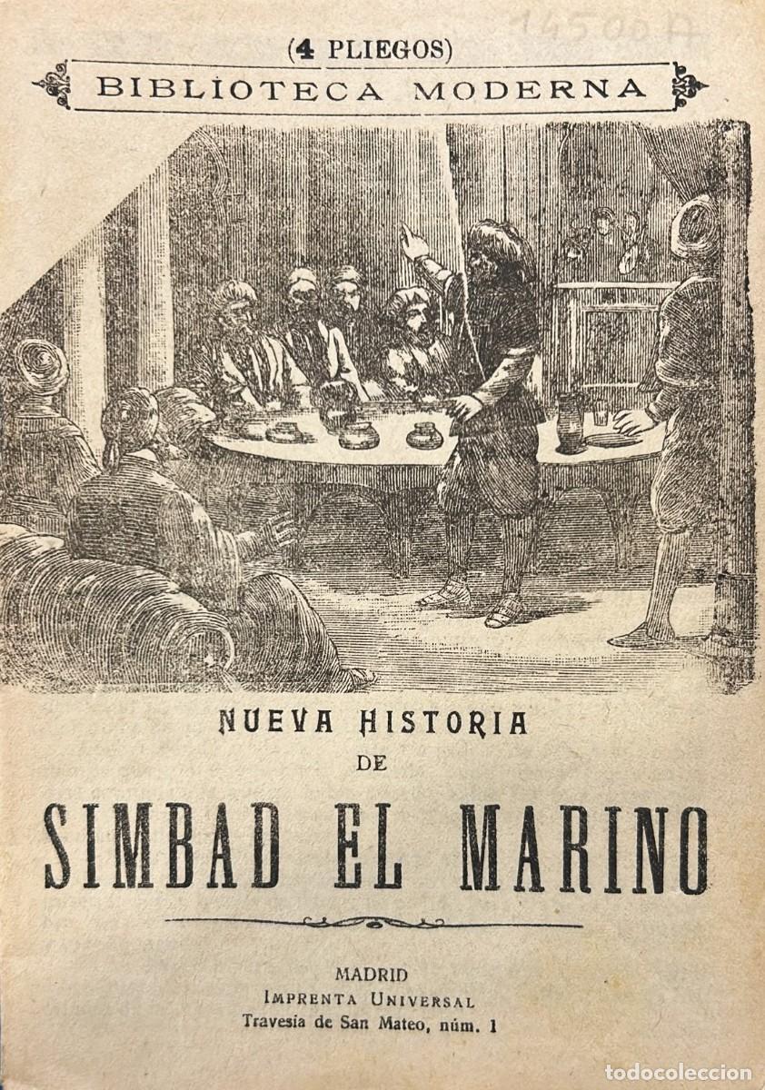 Libros antiguos: NUEVA historia de Simbad el Marino. - Foto 1