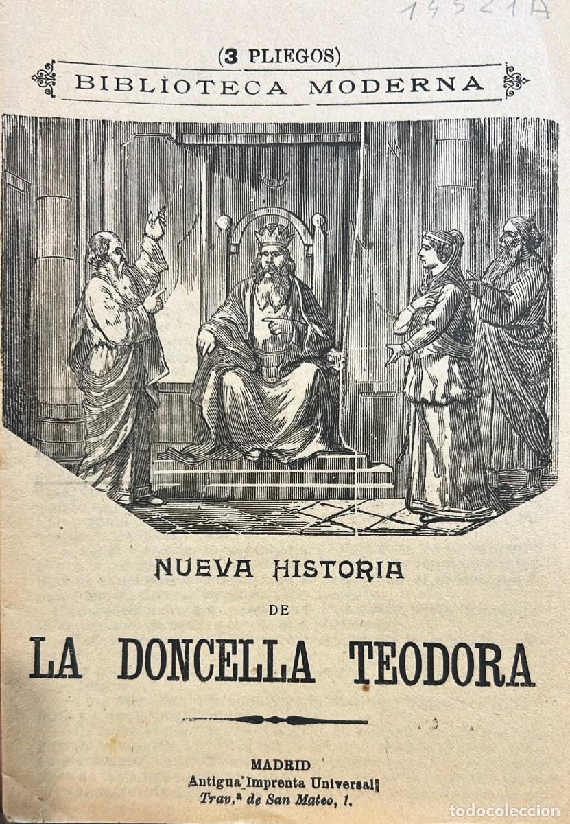 Libros antiguos: NUEVA historia de la Doncella Teodora. - Foto 1