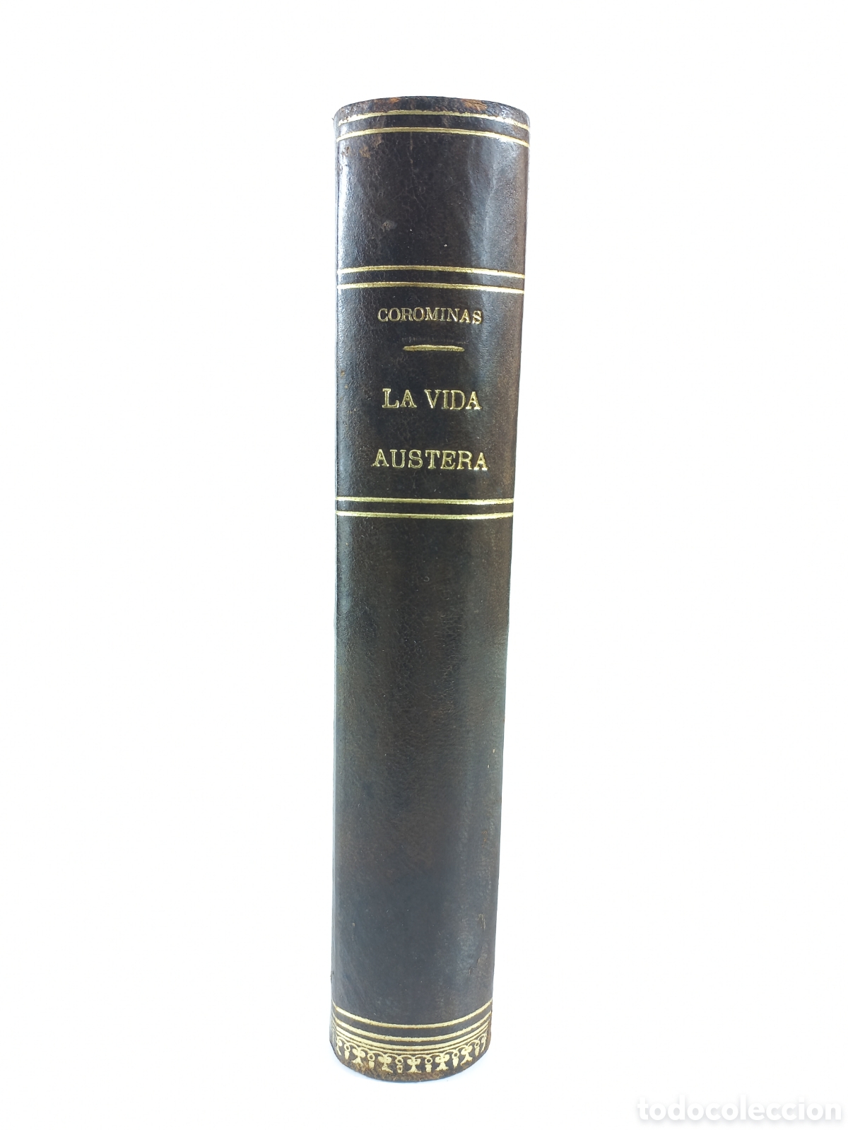 Libros antiguos: La Vida Austera. Pere Coromines. Laven&ccedil;, 1908. Catal&aacute;n. - Foto 2
