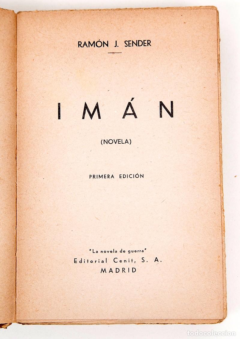 Libros antiguos: IM&Aacute;N - RAM&Oacute;N J. SENDER - 1930 - 1&ordf; EDICI&Oacute;N - Foto 3