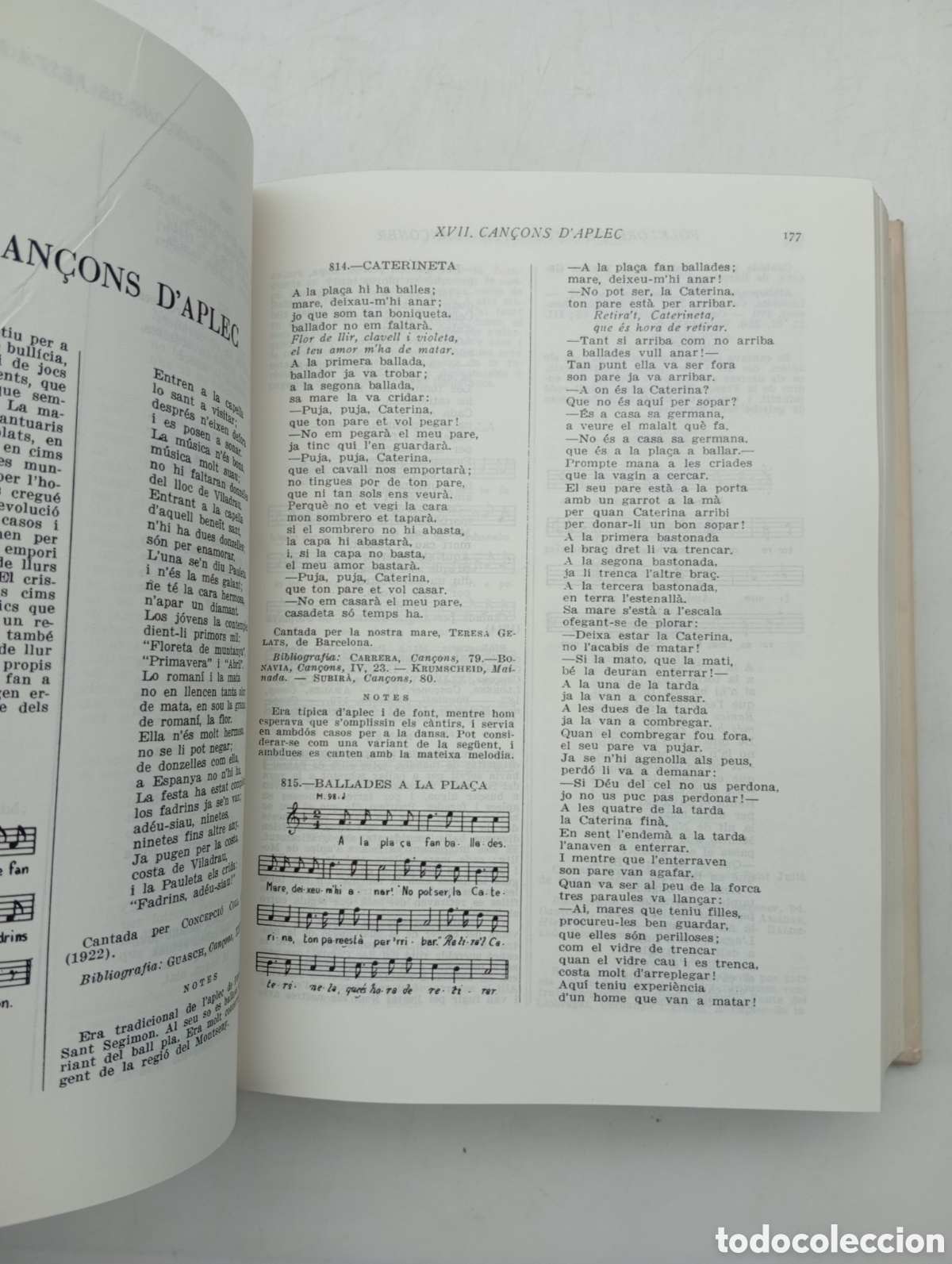 Libros antiguos: Folklore de Catalunya Joan Amades - Foto 5