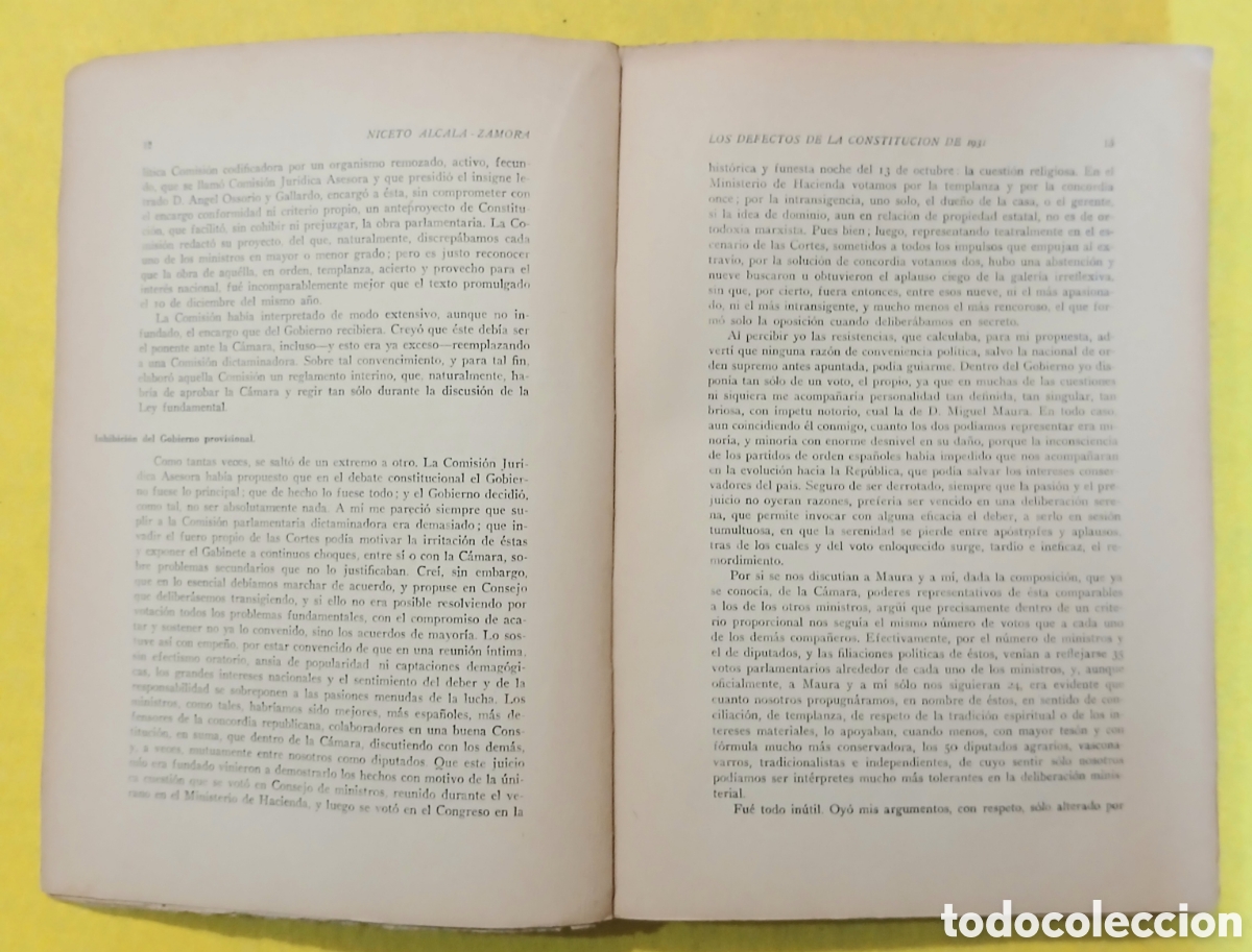 Libros antiguos: los defectos de la constituci&oacute;n 1931 - Foto 3