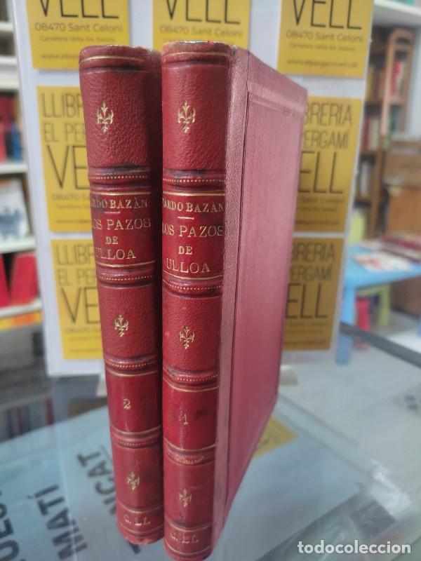 Libros antiguos: Los Pazos de Ulloa (2 tomos) - Pardo Baz&aacute;n, Emilia - Daniel Cortezo y C&ordf; - 1886, 1&ordf; ed.