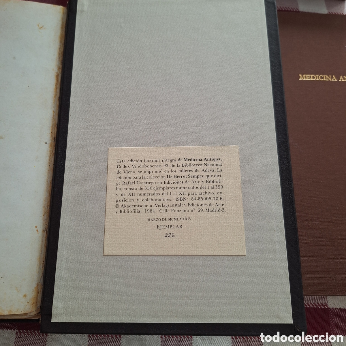 Libros antiguos: facs&iacute;mil del Medicina Antiqua (Codex Vindobonensis 93) - Foto 4