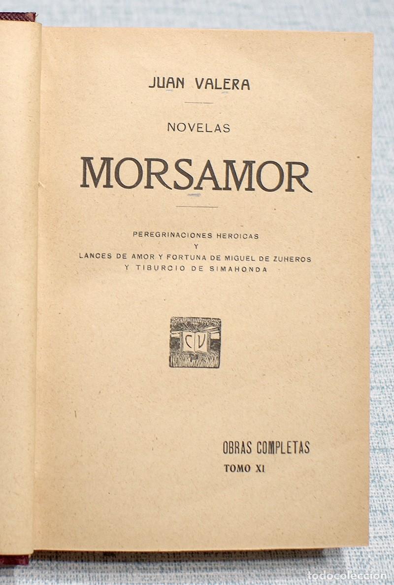 Libros antiguos: Morsamor - Juan Valera - Foto 3